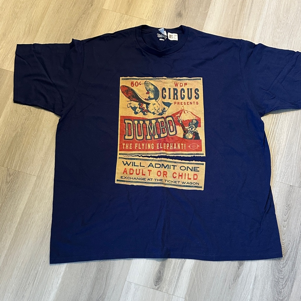 Disney Vintage Dumbo Poster T-Shirt 3XL